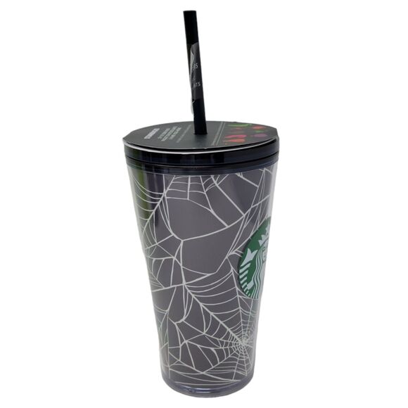 Starbucks Tumbler Halloween Glow in the Dark Spiderweb DIY Stickers 2021 New - Picture 7 of 10